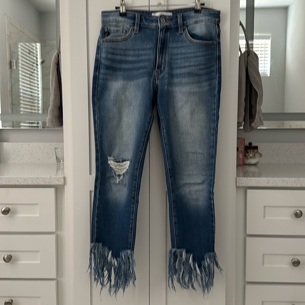 KanCan Classic Blue Jeans Cropped